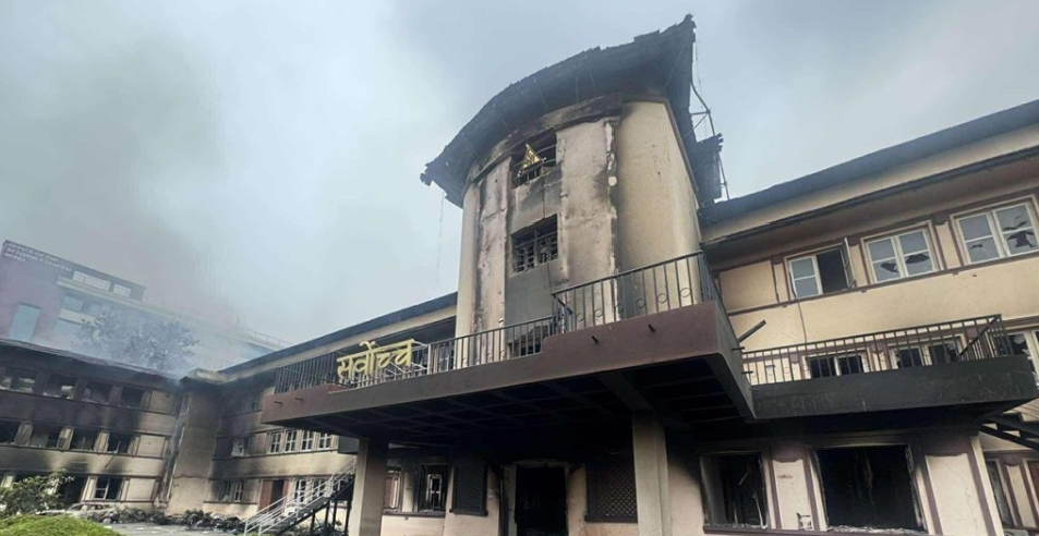 भदौ २४ को आगजनी घटनामा १३ जनाविरुद्ध जिल्ला अदालत काठमाडौँमा मुद्दा दायर