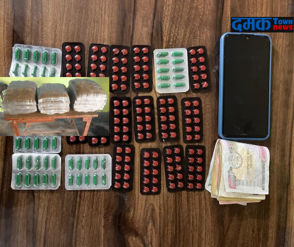 लागू औषधसहित ४ जना पक्राउ