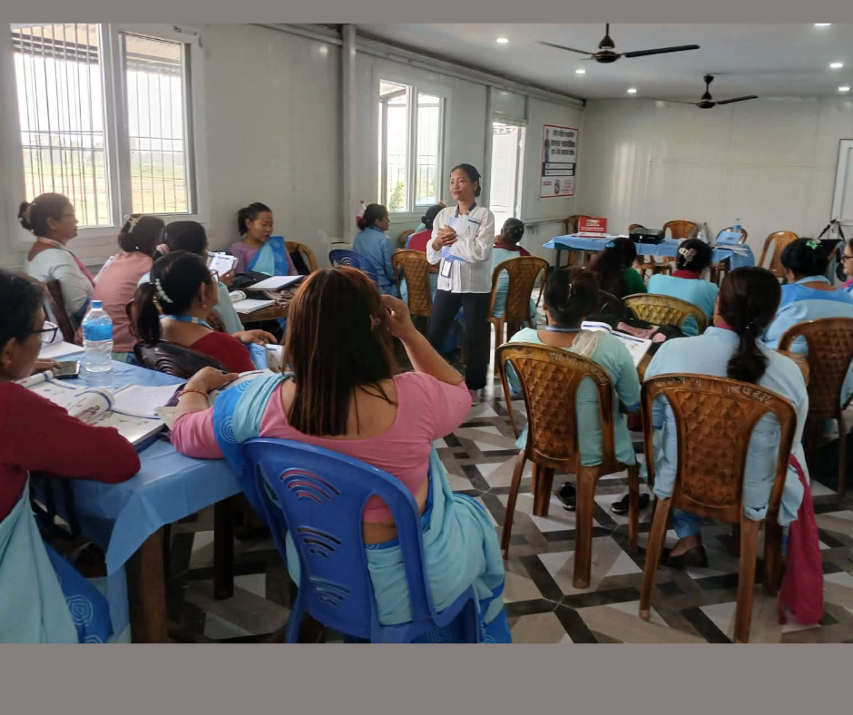कमल नगर अस्पतालमा महिला स्वास्थ्य स्वयंसेविकाहरूका लागि रिफ्रेसर तालिम सुरु