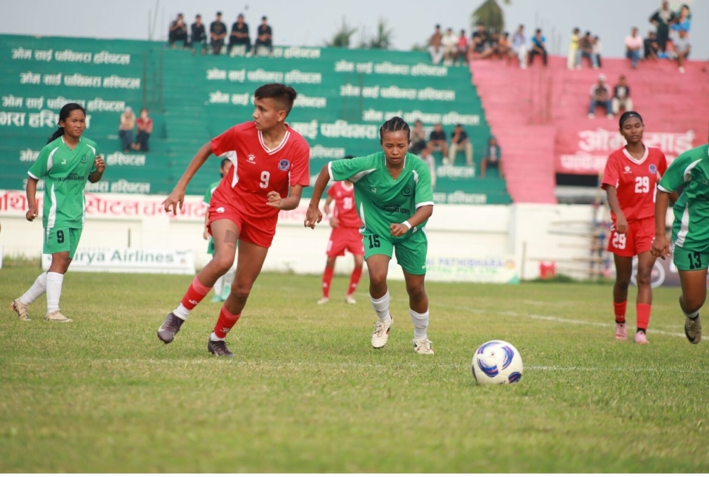 पुलिसको शानदार जित, रेखा पौडेलको ह्याट्रिकसहित क्वार्टरफाइनल प्रवेश