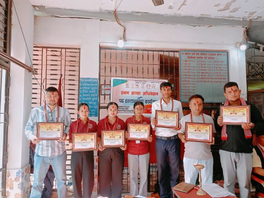 ‘पहिलो पाइला गौरादह’ शाखाको पहिलो अधिवेशन सम्पन्न, निरौला पुनः अध्यक्षमा निर्वाचित