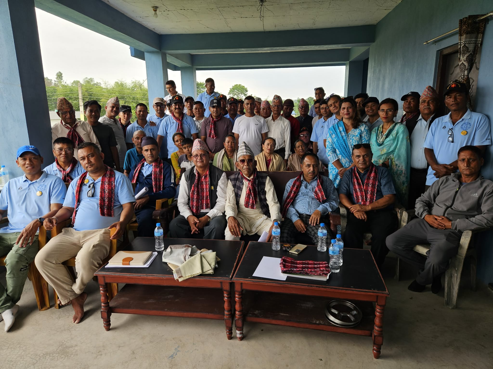 नेपाल राष्ट्रिय भूतपूर्व सैनिक संघ झापा क्षेत्रीय ५ समितिको प्रथम वार्षिक साधारण सभा सम्पन्न