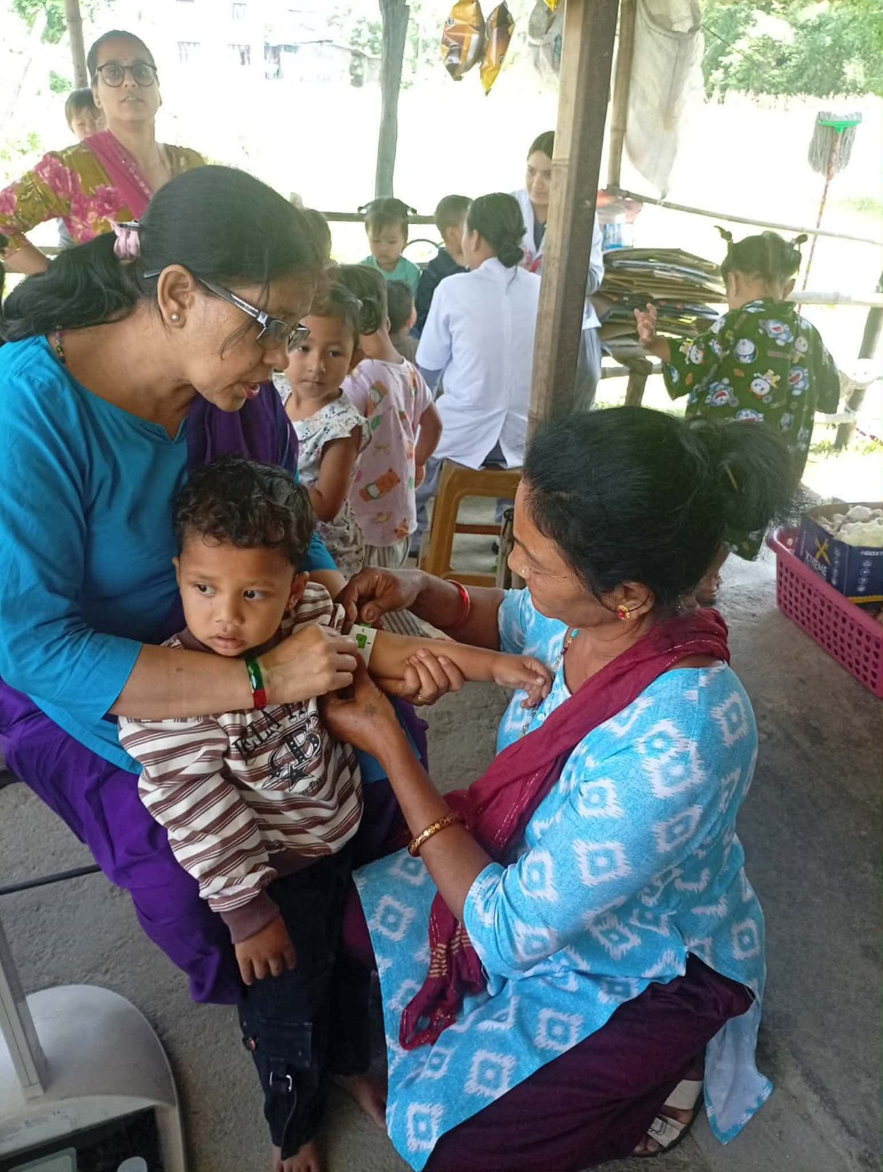 “बालबालिकाको स्वास्थ्य सुरक्षित भए मात्रै भविष्य सुरक्षित हुन्छ” — अध्यक्ष राई ; कमलमा राष्ट्रिय पोषण अभियान तीव्र, घरदैलोमै पुग्दै स्वास्थ्य सेवा