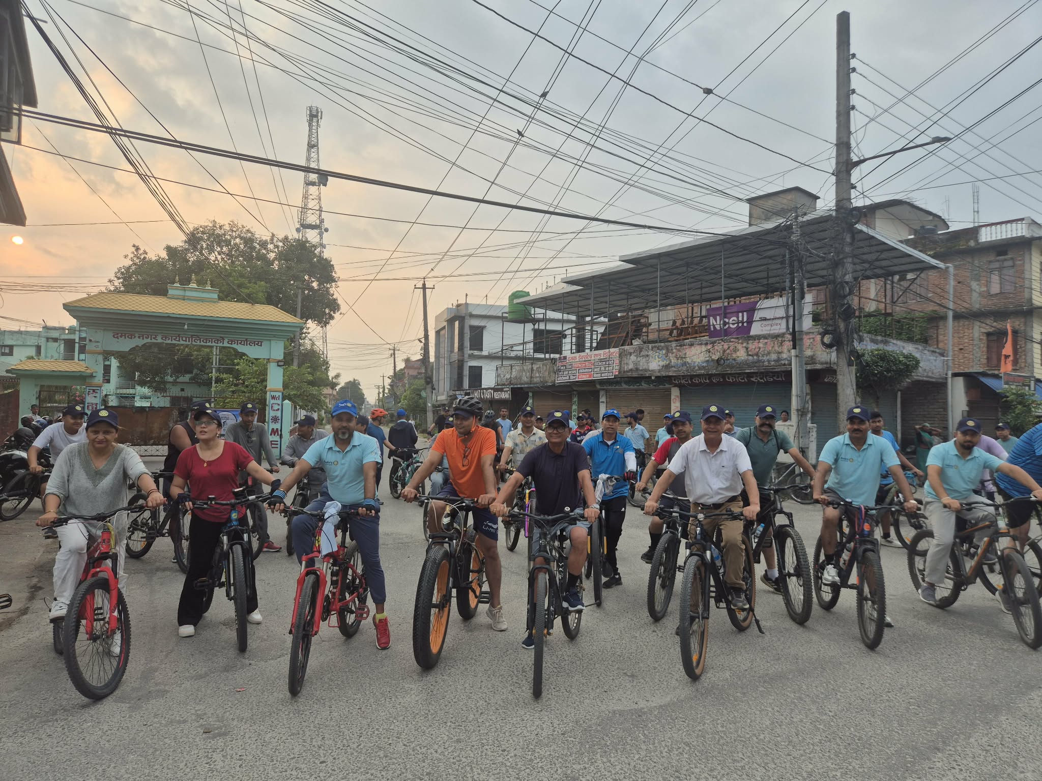 विश्व साइकल दिवसको अवसरमा दमकमा भव्य साइकल र्‍याली सम्पन्न