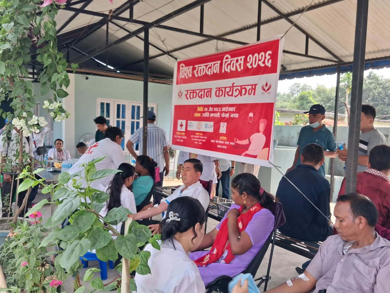 कमल गाउँपालिका इसाई समाजद्वारा रक्तदान, ३७ पिन्ट रगत संकलन