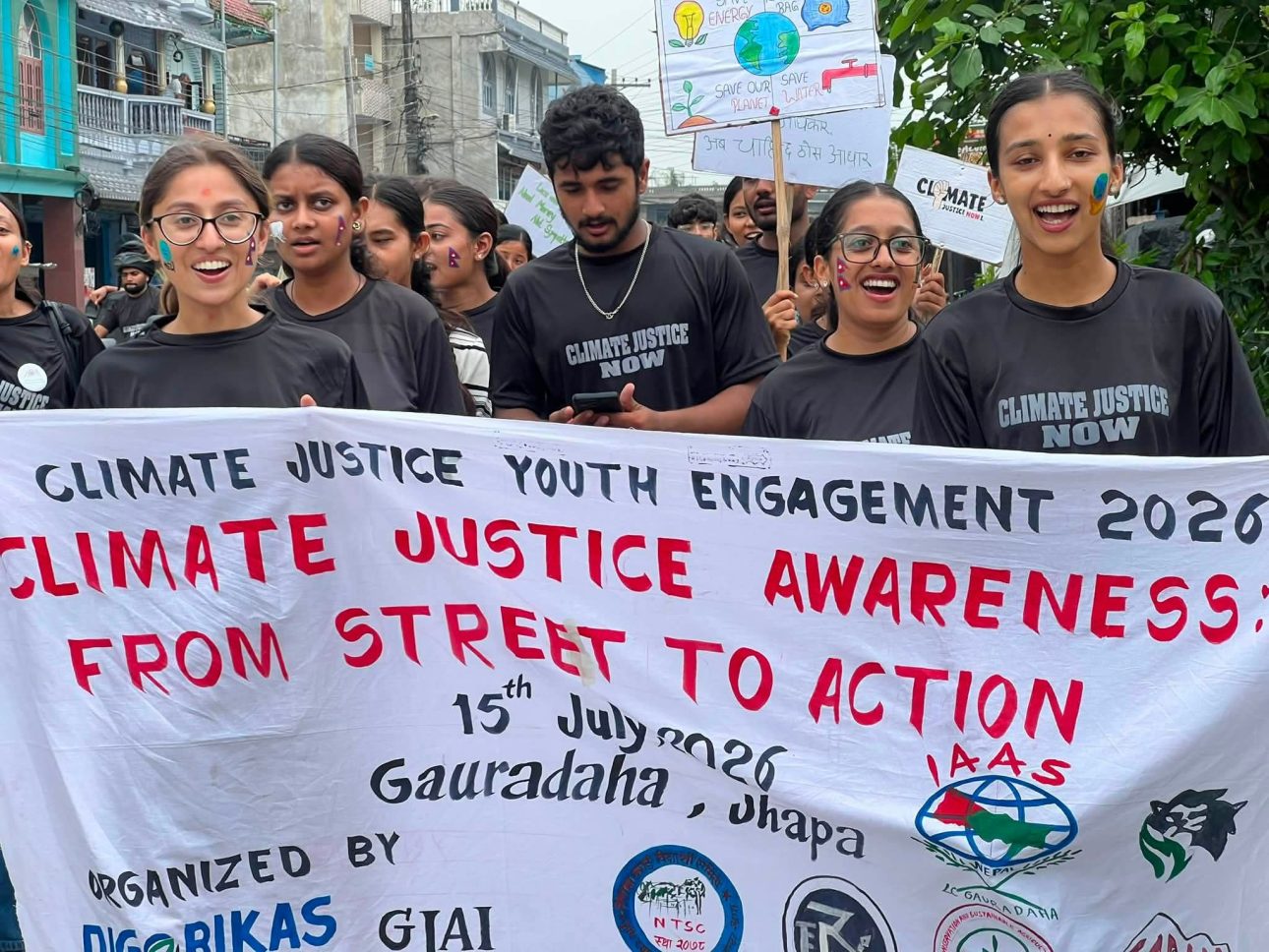 गौरादहमा जलवायु न्याय सचेतना अभियान :सडकबाट कार्यमा रूपान्तरणको सन्देश
