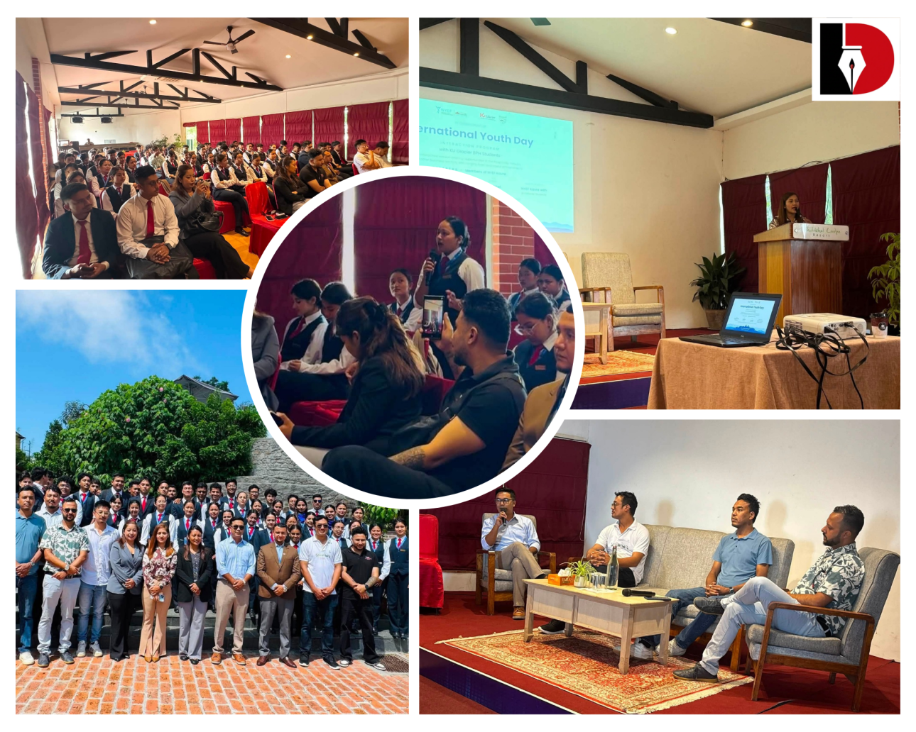 अन्तर्राष्ट्रिय युवा दिवसमा उद्यमशीलता र आतिथ्य क्षेत्रमा अवसरबारे विद्यार्थीहरूसँग अन्तरक्रिया